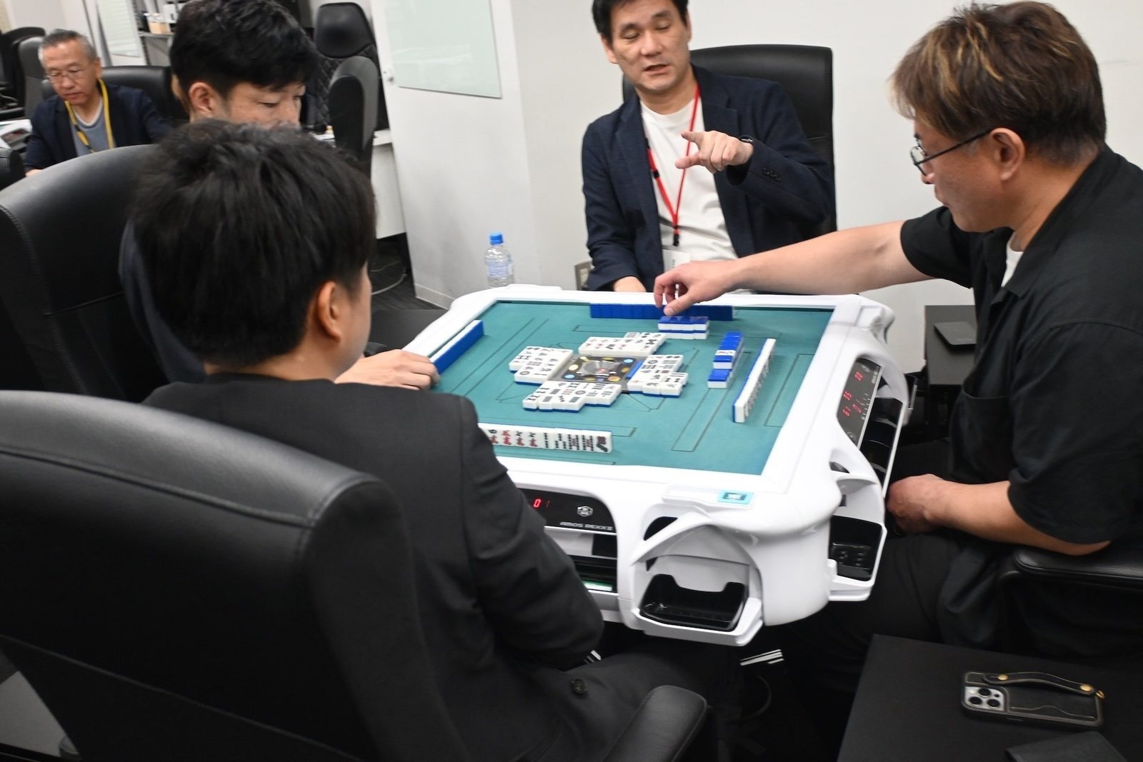 活発な会話を推奨している麻雀大会です！