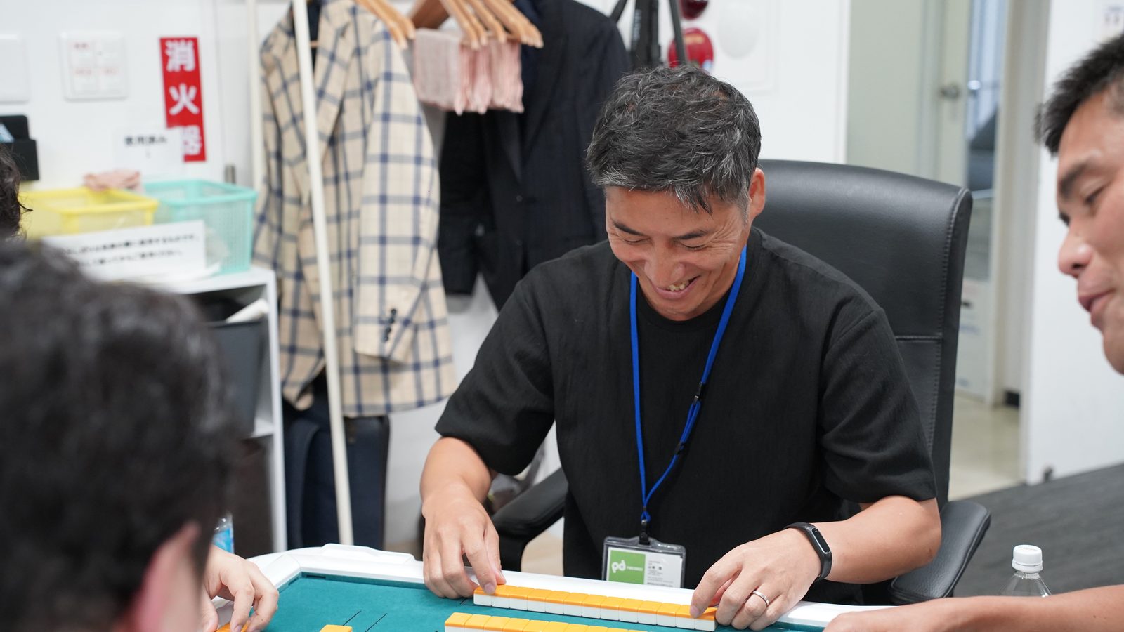 仕事も絶好調、山崎さん!