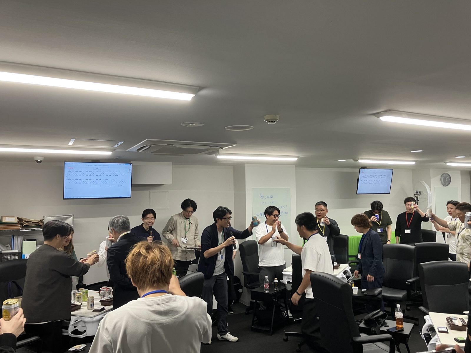 第二部は乾杯から！