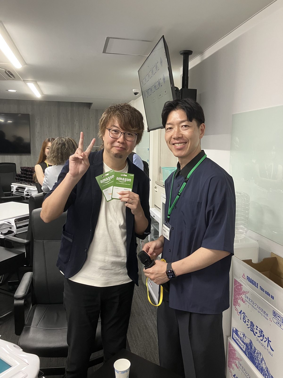 優勝賞品ゲットです！